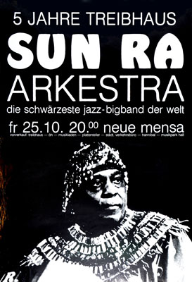 1985-10-25 - mensa - treibhaus - sun ra arkestra