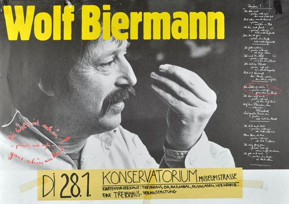 1986-01-28 - konservatorium - treibhaus - wolf biermann