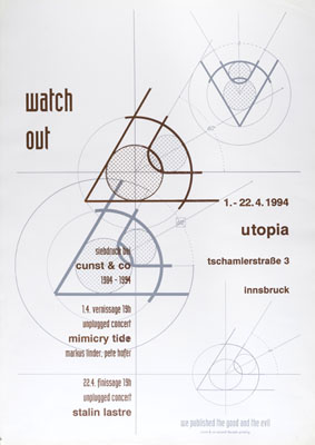 1994-04-01_utopia_cunst&co_watchout_mimicry tide_stalin laste_weiss