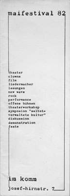 1982-05-01 - komm - maifestival