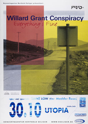 2000-10-30 - utopia - willard grant conspiracy