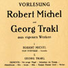 Georg Trakl Gedichte
