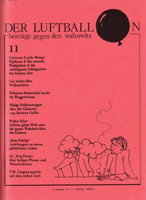 Der Luftballon Nr. 11 - November 1982