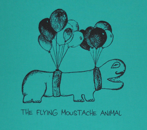 the flying moustache animal