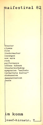 komm programm 1982-05-01