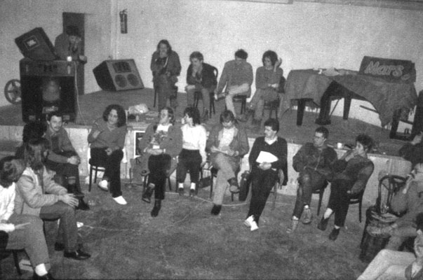 generalversammlung der arge österreiche jugendzentren im utopiakeller 1986