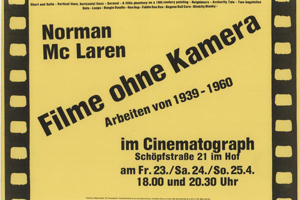 cinematograph mclaren-filmreihe 1982