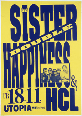 utopiaplakat - 1994-11-28 - sister double happiness & hcl