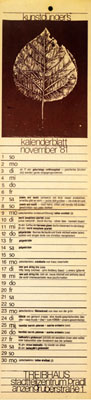 treibhaus flyer - 1981-11-01 - programm