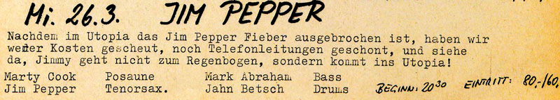 utopia jim pepper utopia programm